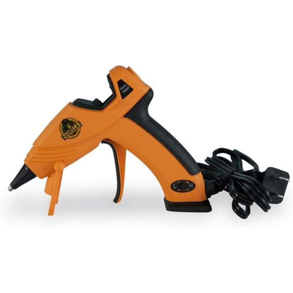 Gorilla Dual Temp Mini Hot Glue Gun Kit with 30 Hot Glue Sticks
